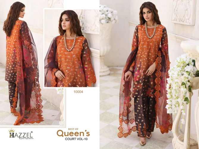 Queens Court Vol 10 By Hazzel Cotton Pakistani Suits Wholesale Clothing Suppliers In India
